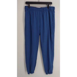 Alive Al1ve Athletic Stretch Waist Drawstring Blue Jogger Pants Mens L (42-44)